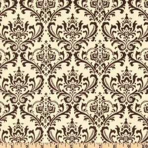  54 Wide Premier Prints Madison Chocolate/Natural Fabric 