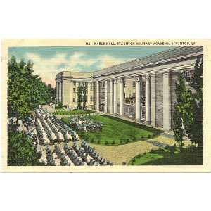   Postcard   Kable Hall   Staunton Military Academy   Staunton Virginia