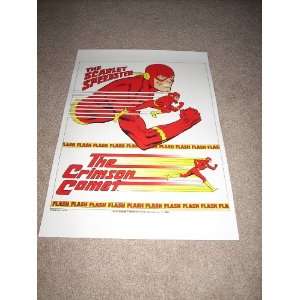  18x24 Inch Super Powers Crimson Comet the Flash Poster 