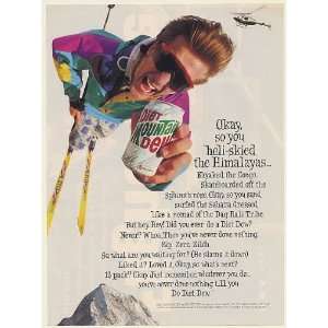  1993 Diet Mountain Dew Skier Heli Skied the Himalayas 