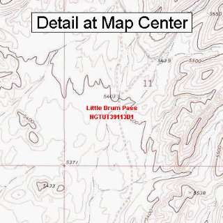   Map   Little Drum Pass, Utah (Folded/Waterproof)