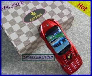 NEW UNLOCKED red SLIDER CAR MOBILE PHONE CAMERA MP4 GSM NETWORK CAR 