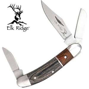  Elk Ridge 3 STOCKMAN 3 BLADES KNIFE 