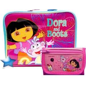   Dora the Explorer Lunch Bag PLUS Coin Wallet Combo