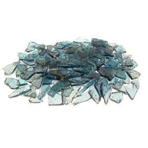  Blue Topaz Stained Glass Cobbles 16 ounces(one pound 