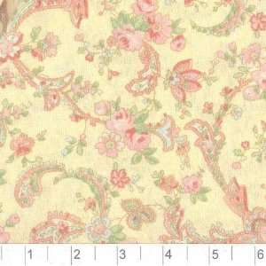   Kiss Floral Yellow Fabric By The Yard 3_sisters Arts, Crafts