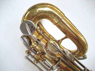 Good Selmer Signet USA baritone saxophone, model number 156, LOW A 