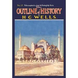   of History by HG Wells, No. 13 Mosque 20x30 poster