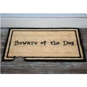  18 X 30 Beware of Dog Cocomat 1 Thick