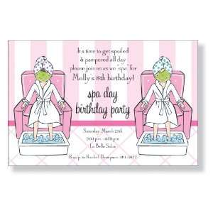  Little Spa Party Invitations Toys & Games