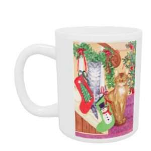  Cats on the stairs by Suzanne Bailey   Mug   Standard Size 