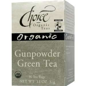  Organic Green Gunpowder Tea 16 Bags Health & Personal 