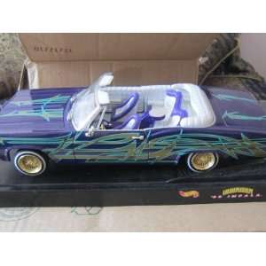  1965 Chevy Impala Lowrider Purple Trible 118 Scale 