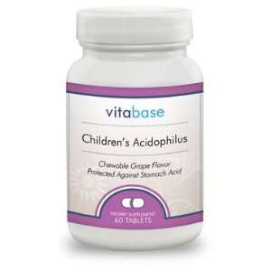  Childrens Acidophilus   60 Chewable Tablets/ Grape Flavor 
