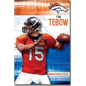  Denver Broncos (Tim Tebow) Sports Poster Print