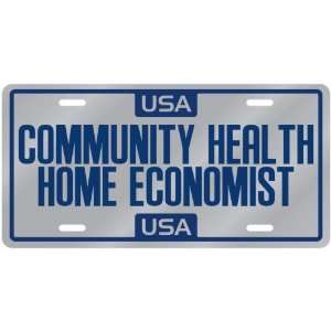  New  Usa Community Health Home Economist  License Plate 