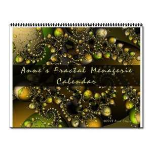  Annes Fractal Menagerie Fractal Wall Calendar by 
