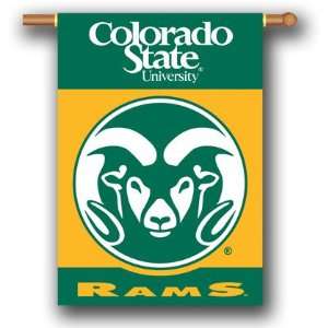 COLORADO STATE RAMS 28 x 40 Double Sided Outdoor Hanging Banner