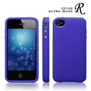  SGP iPhone 4 Case ULTRA SILKE R Series [Indigo Blue] Cell 