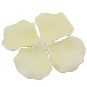  100 Pcs Romantic Silk Flower Petals, Light Yellow Beauty