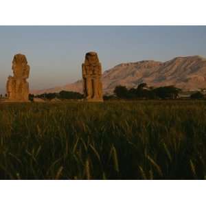 The Colossi of Memnon, Statues in the Image of Pharaoh Amenophis Iii 