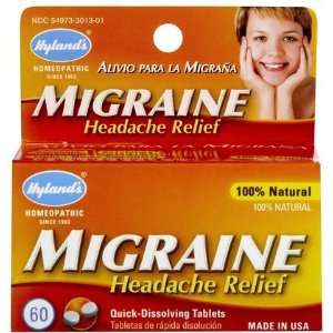 Hylands Migraine Headache Tabs, 60 ct (Quantity of 4 