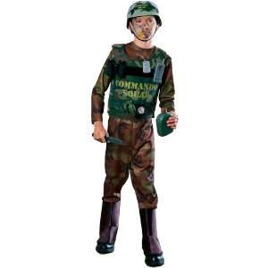  U.S. Army Commando Costume (Child Large 12 14 for 8 10 