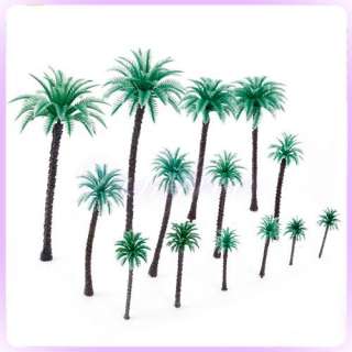 14 Model Train rain forest Coco Palm Tree Layout 150 O  