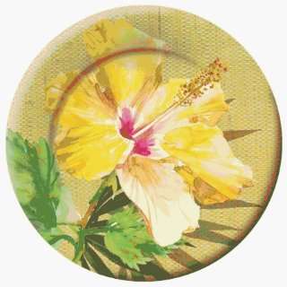  Creative Converting Exotic Floral Wide Rim 8 Inch Lunch 