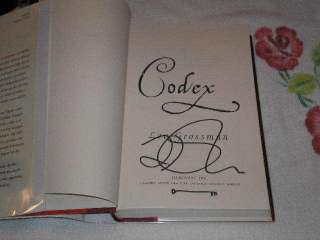 Codex by Lev Grossman *Signed* 9780151010660  