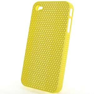  Hard Snap cover case YELLOW Rubberized Multi perforated Mess 