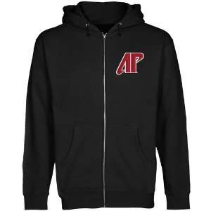  NCAA Austin Peay State Governors Black Logo Applique Midweight Full 
