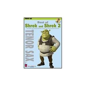   Shrek and Shrek 2 (Tenor Saxophone) Book and CD Musical Instruments