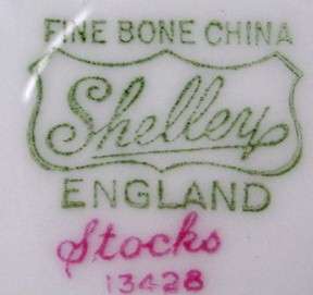 SHELLEY china STOCKS 13428 Dainty DINNER PLATE  