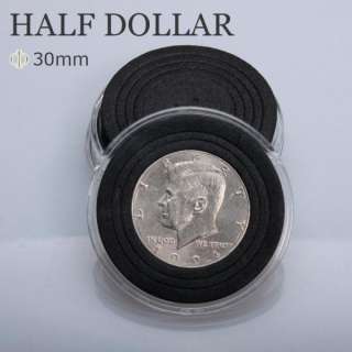 pcs Half Dollar Coin holders Transparent Case For 20/25/30/35/40mm 