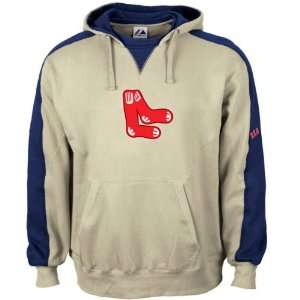  Boston Red Sox Cooperstown Natural Shaman Hooded Sweatshirt 