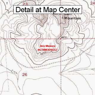   Map   Des Moines, New Mexico (Folded/Waterproof)