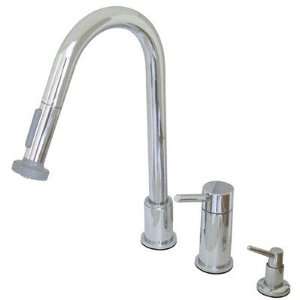 Concord Widespread Bar Kitchen Faucet with Pull Out Spray and Concord 