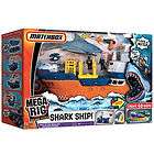 Matchbox Shark Ship Playset   Floats on Water   Rolls on Land (NIB 