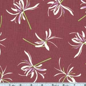  45 Wide Moda Twiggy Flower Mulberry Fabric By The Yard 