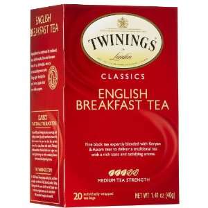 Twinings English Breakfast Tea Bags, 6 pk  Grocery 
