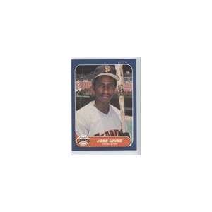  1986 Fleer #552   Jose Uribe Sports Collectibles