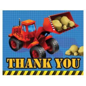  Under Construction Thank You Cards (8 count) Everything 