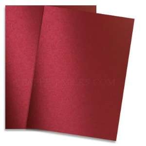  Shine RED SATIN   Shimmer Metallic Card Stock   8.5 x 11 