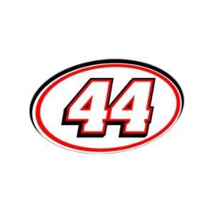    44 Number   Jersey Nascar Racing Window Bumper Sticker Automotive
