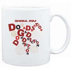    Mug White  Shiba Inu DOG ADDICTION  Dogs