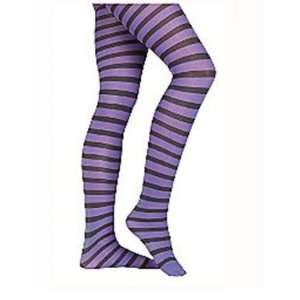  Purple and Black Striped Dress Up Tights Toys & Games