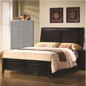  Nacey Queen Contemporary Headboard and Footboard Bed