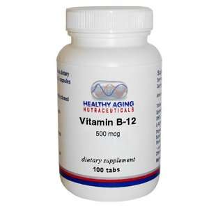 Healthy Aging Nutraceuticals Vitamin B 12 500 Mcg 100 Tabs 