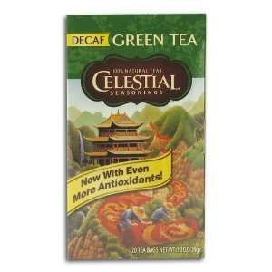 Celestial Green Tea   Decaffeinated  Grocery & Gourmet 